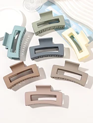 Elegant 7 - Piece Matte Hair Claw Clips Set (7Pcs color B)