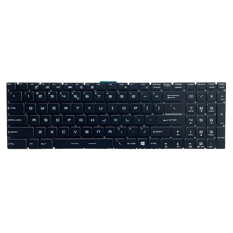 Per-key Rgb Retroiluminado Cor Completa Teclado Inglês para Msi Ge63 Ge73 Gs73 Gl65 Raider 8re 8rf Gs63 Gs73 Stealth 8rd 8re Gt63 us ru - Imagem 5