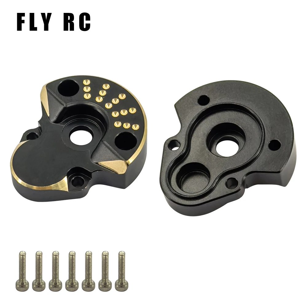 Rc Car Parts Redcat Ascent-18 44g Black Coating Brass Rear Outer Portal Housing Metal Crawler Accessories 1/18 Scale