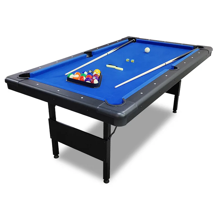 High Quality 3 in 1 Multi Function Foldable 6ft Folding Pool Billiard Table With Metal Leg