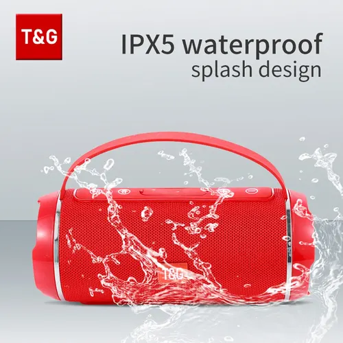 TWS 무선 블루투스 스피커, TG116c, 강력한 박스, 휴대용 야외 스피커, 방수 서브우퍼, 3D 스테레오 사운드, 핸즈프리 통화 5