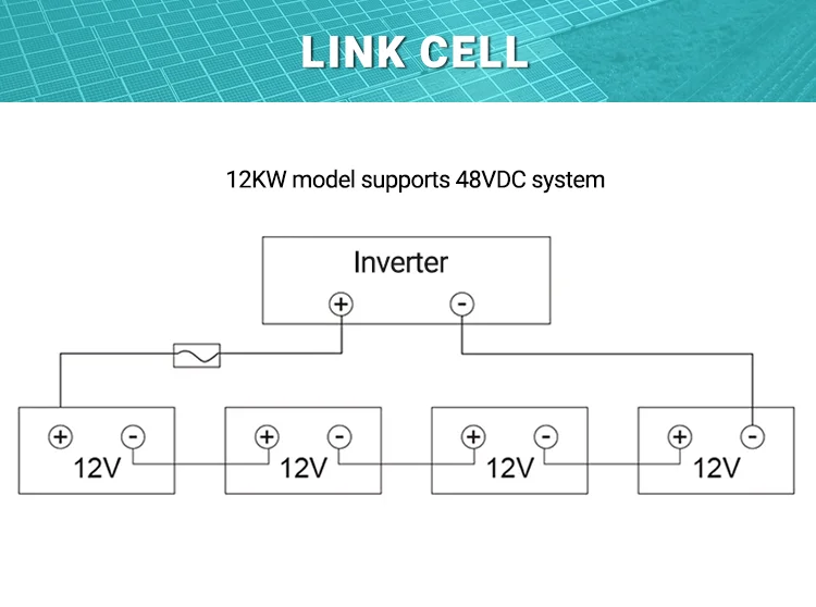 120/110V 12KW Hybrid Solar Inverter 48V Photovoltaic Inverter Pure Sine On/Off G