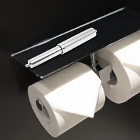 Paper Holder Toilet Roll Paper Shaft Tissue Box Adjustable Paper Roll Core Tissue Spindle Insert Spring For Bathroom Accessories 4