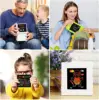 100/5 Piece DIY Rainbow Magic Sticky Notes Set Kids Black Scratch Art Craft Kits Pad Drawing Template Painting Toys 4