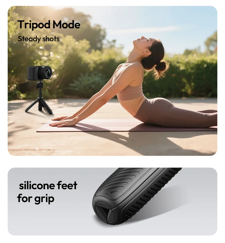 ClipMate Tripod Selfie Stick Desktop Tripod Hand-Held Tripod Stand for Smartphon