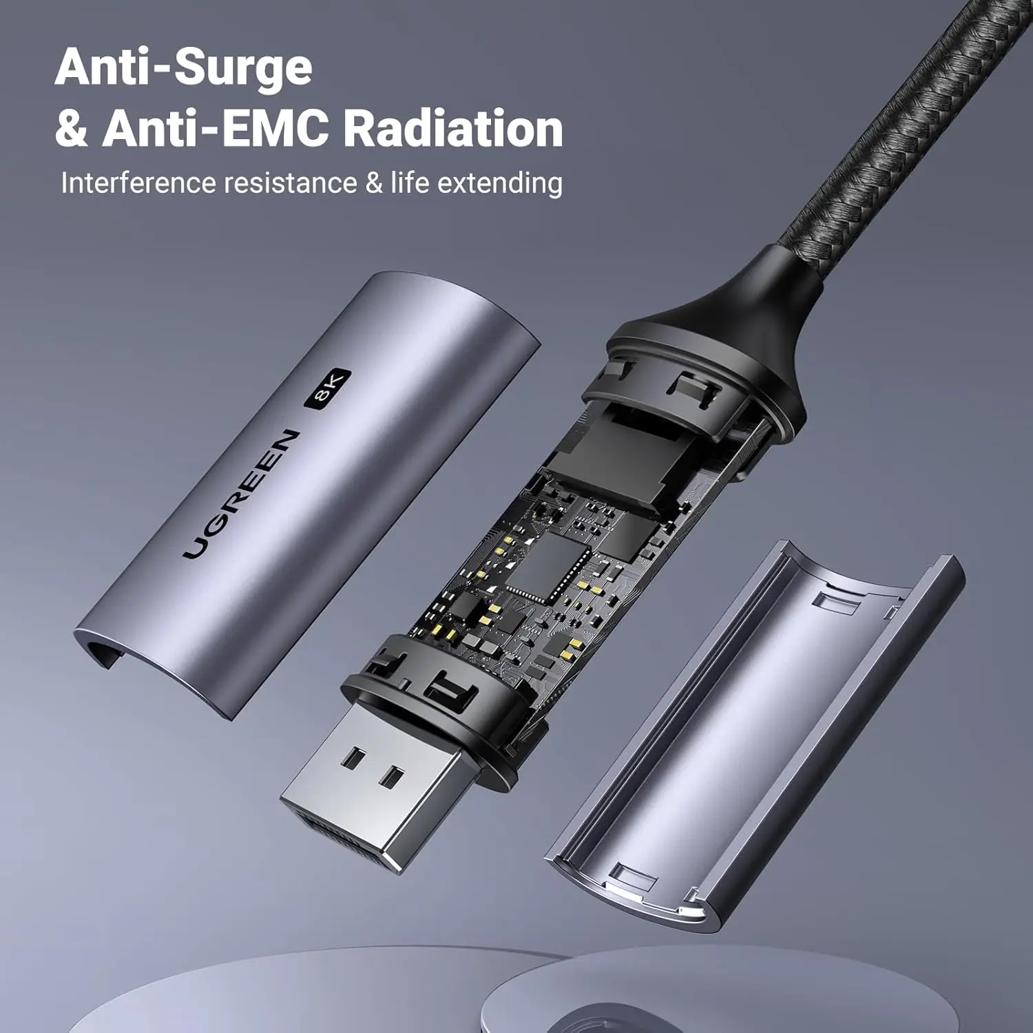 UGREEN USB-C to DisplayPort 1.4 Cable 8K60Hz 4K240Hz