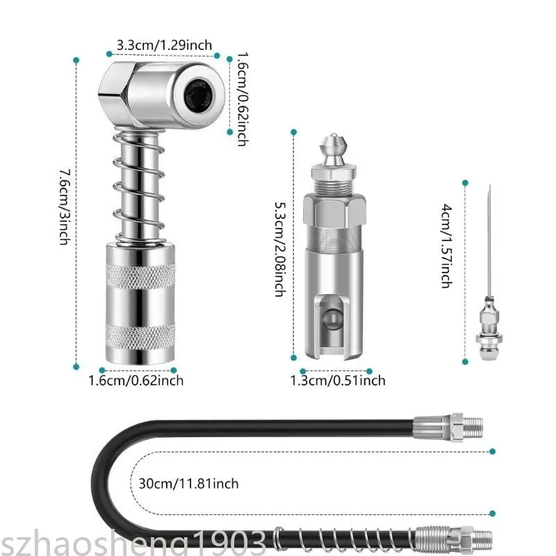 B5XC Quick Grease Guns Fitting Lubrication Dispenser Tool for Maintenance