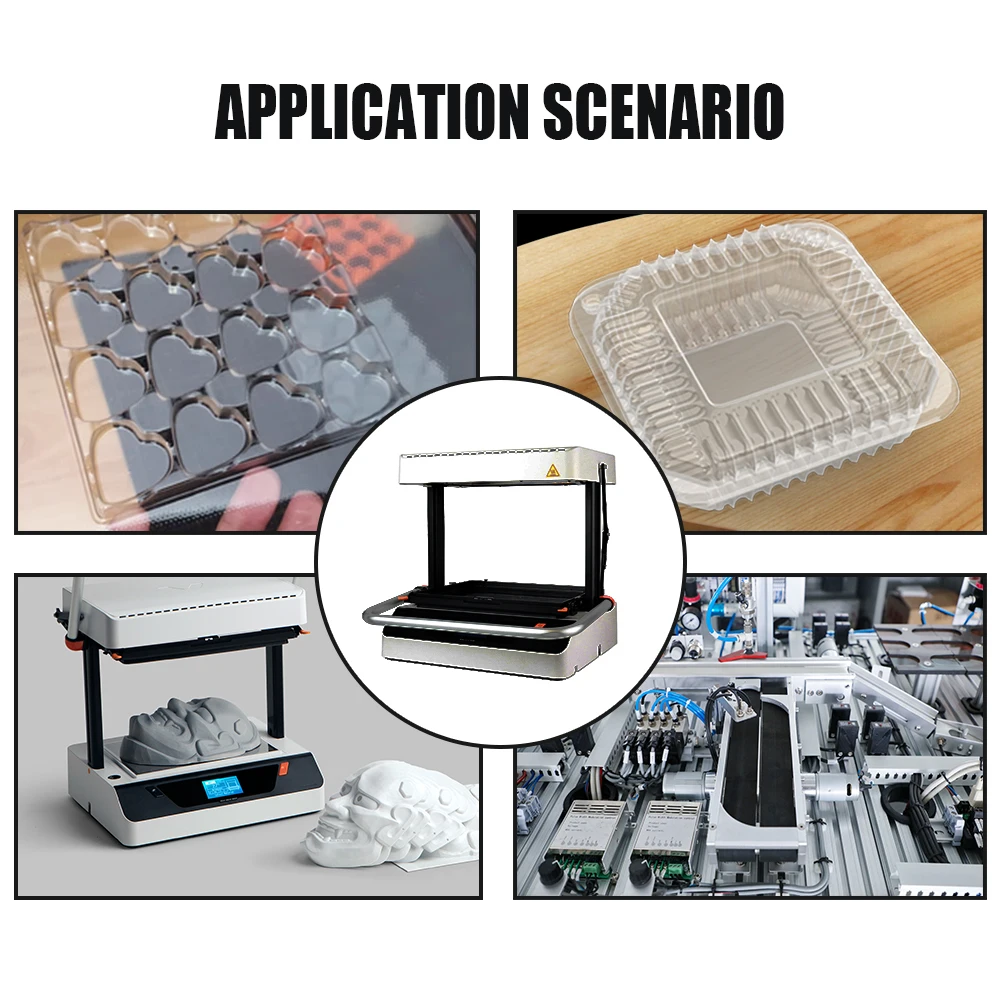 Vaquform 디지털 데스크탑 진공 포머 플라스틱 블래스터 기계, PVC PE PP ABS 프로토 타이핑 몰드 3D 프린터용,  1.32KW, 110V, 220V - AliExpress