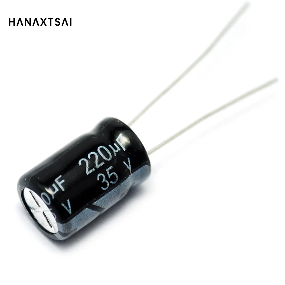 20 Pz/Lotto Higt Qualità 35V 220Uf 8*12Mm 220Uf 35V 8*12 8X12 Condensatore Elettrolitico