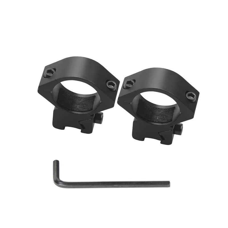 1 Pair 1 inch Ring Low Profile Scope Rings 3/8" Dovetail Mount for Hunting Optics mounting