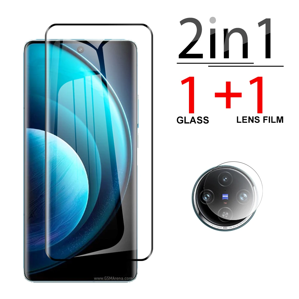 Vetro Protettivo 2 In1 Per Vivo X100 Pro 2023 20D 3D Proteggi Schermo Curvo Vivox 100 100Pro X 100 6.78 Pollici Vetro Per Fotocamera
