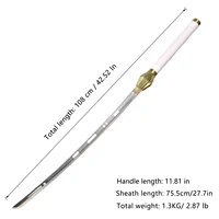 Hot Selling Anime Bleach Zaraki Kenpachi Zanpakuto Sword Katana Toy Sword For Cosplay Collection Gift  108cm 1.3kg 2