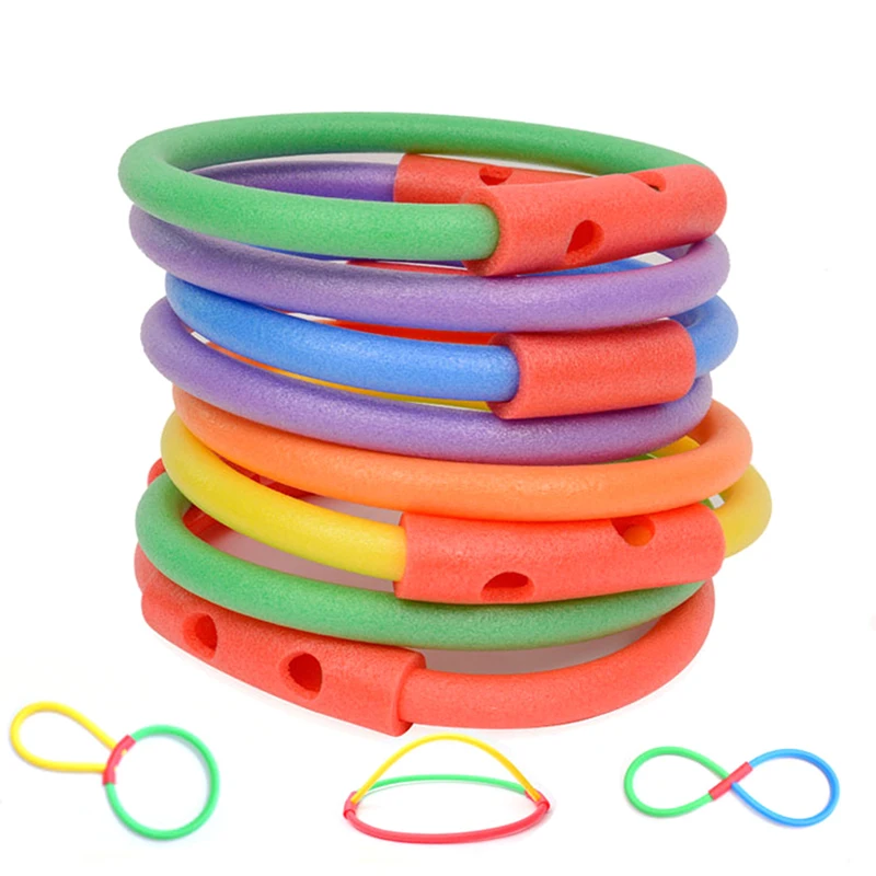 Hollow Flexible Swimming Swim Pool Water Float Aid Foam Pool Noodles Connector Floating Water Float Stick Swimming Ring 3