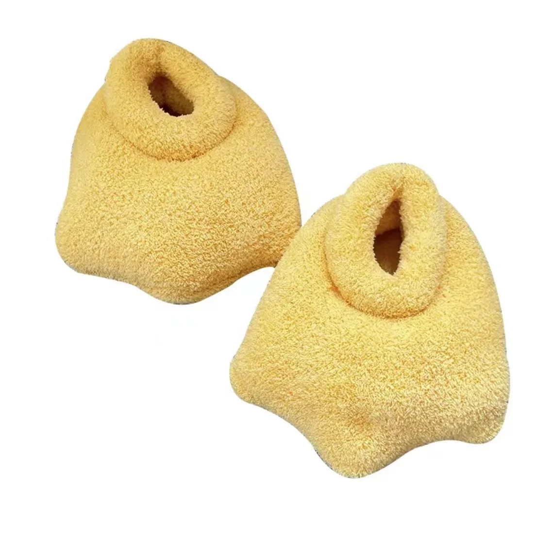 Hot Sale Bow Knot Plush Slippers Duck Cute Duck Webbed Warm Plush Slippers