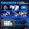 MUCAR CS6 Automotive Scanner Car Diagnostic Tool ABS SRS TCM ECM TPMS 6 System Code Read Oil Brake 7 Reset Lifetime Free Update 2