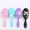4 Color Cute Unicorn Animal Anti-static Hair Brush Massage Comb Shower Wet Detangle Hair Brush Salon Hair Styling Tools 1