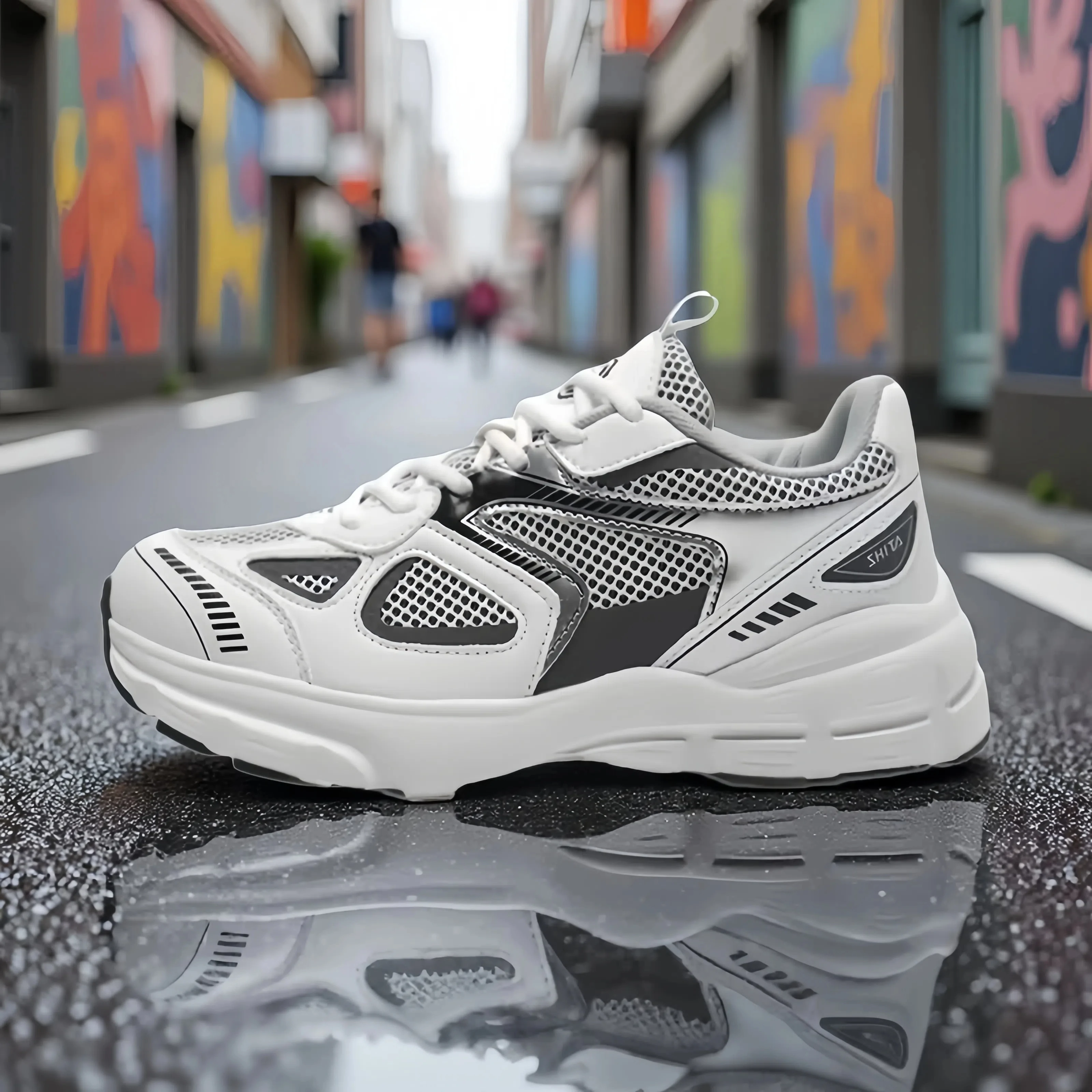 Women's Chunky Sneakers Mesh Breathable Shoes for Men Sports Running Casual Ladies Fitness Vulcanize 2025 trend women shoes casual sneakers women sneakers