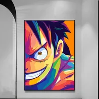 Canva Artwork 1 PIECE Peinture Décoration, Cadeau de dessin animé, Rick Zoro, Affiche de décoration pour chambre d'enfant 3