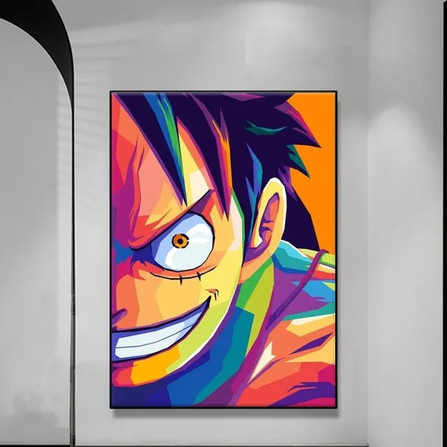 Canva Artwork 1 PIECE Peinture Décoration, Cadeau de dessin animé, Rick Zoro, Affiche de décoration pour chambre d'enfant 3
