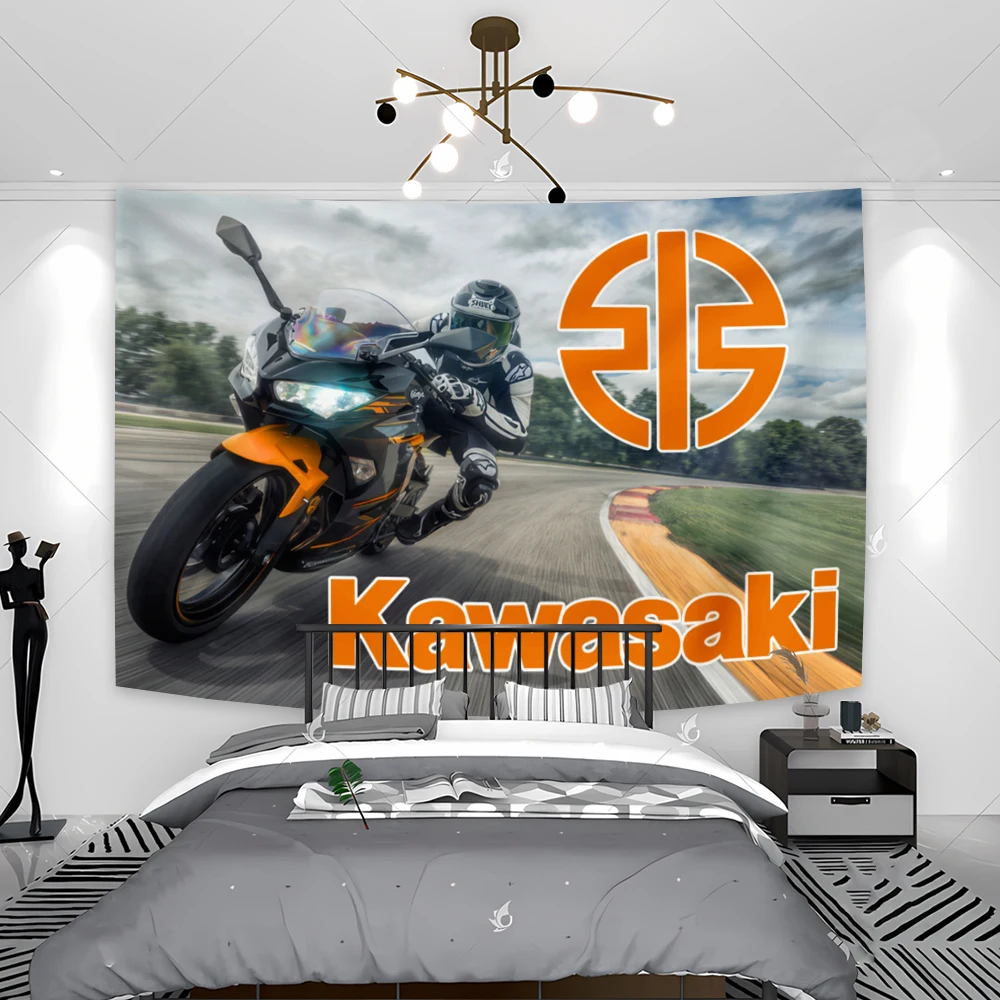 

90x150cm Racing Car Banner Flag Polyester Printed Garage Or Outdoor Decoration Tapestry