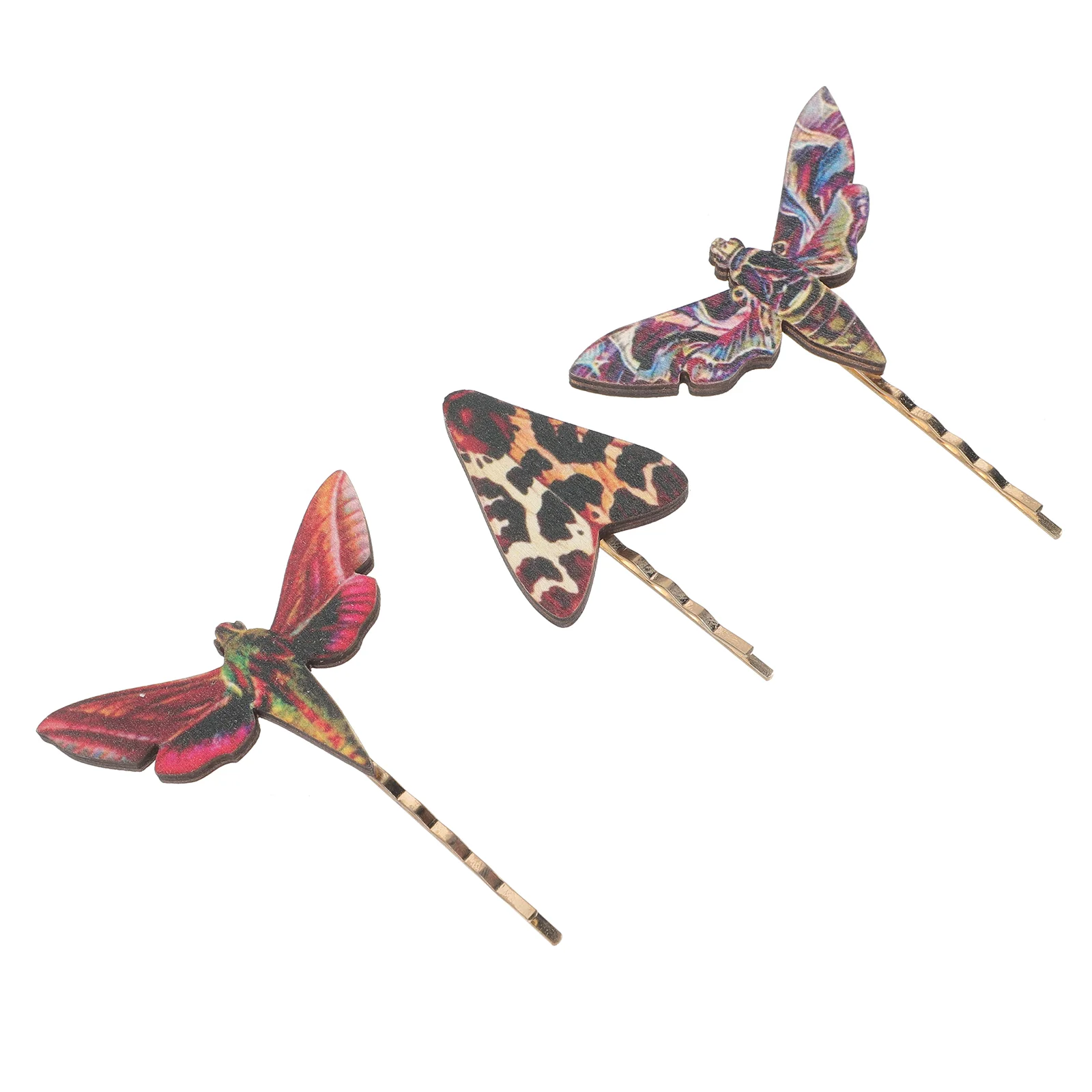 

3pcs Vintage Hair Clips Dragonfly Butterfly Hairpin Side Clip Barrettes Bobby Pin Hair Accessories