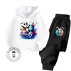 The Nightmare Before Christmas Long Sleeve Hoodie Pant Set Pure Cotton Cartoon Warm Fall Winter Children's Hoodie Tracksuit 5