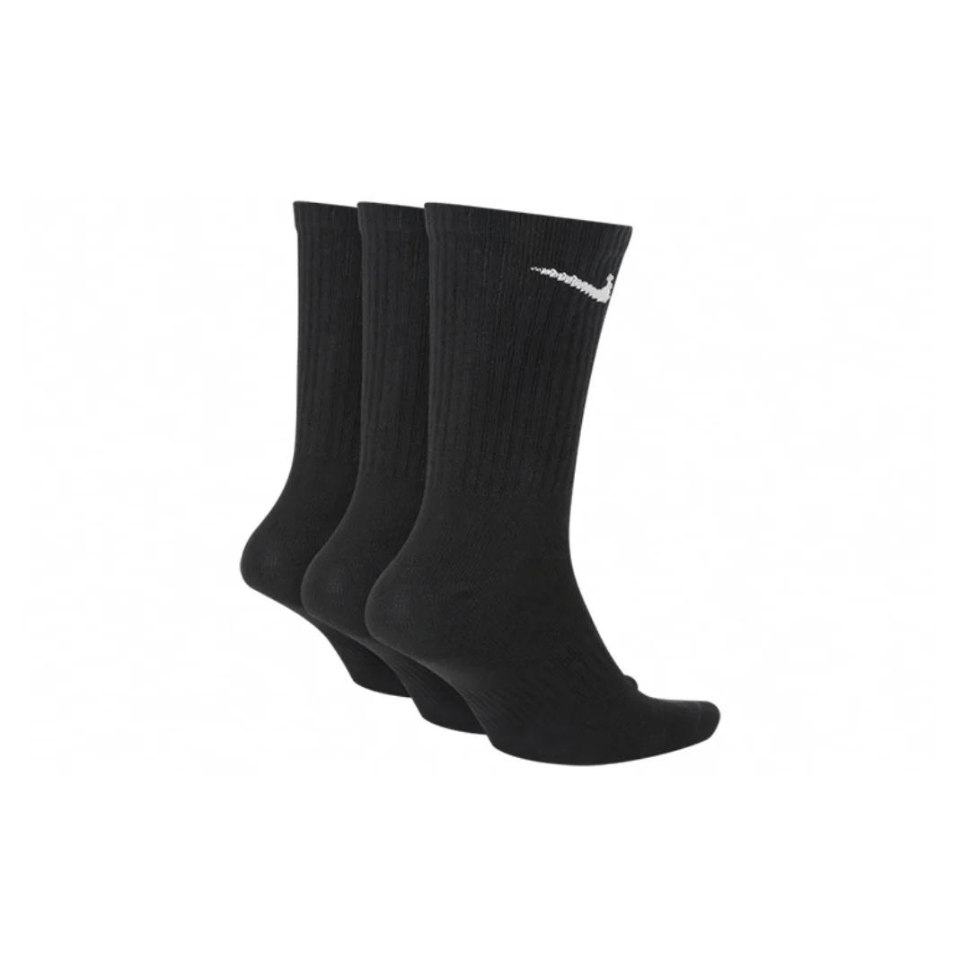 Nike Unisex Quick Dry Training Socks 3 Pairs Winter Support Comfort Soft Black&White cotton socks
