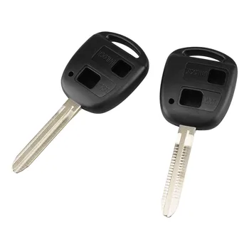 Cover a conchiglia per chiave a 2 pulsanti per Toyota 5 Cover a conchiglia per chiave a 2 pulsanti per Toyota - KEYYOU custodia a conchiglia per chiave per Auto a 2 pulsanti per Toyota Camry Corolla