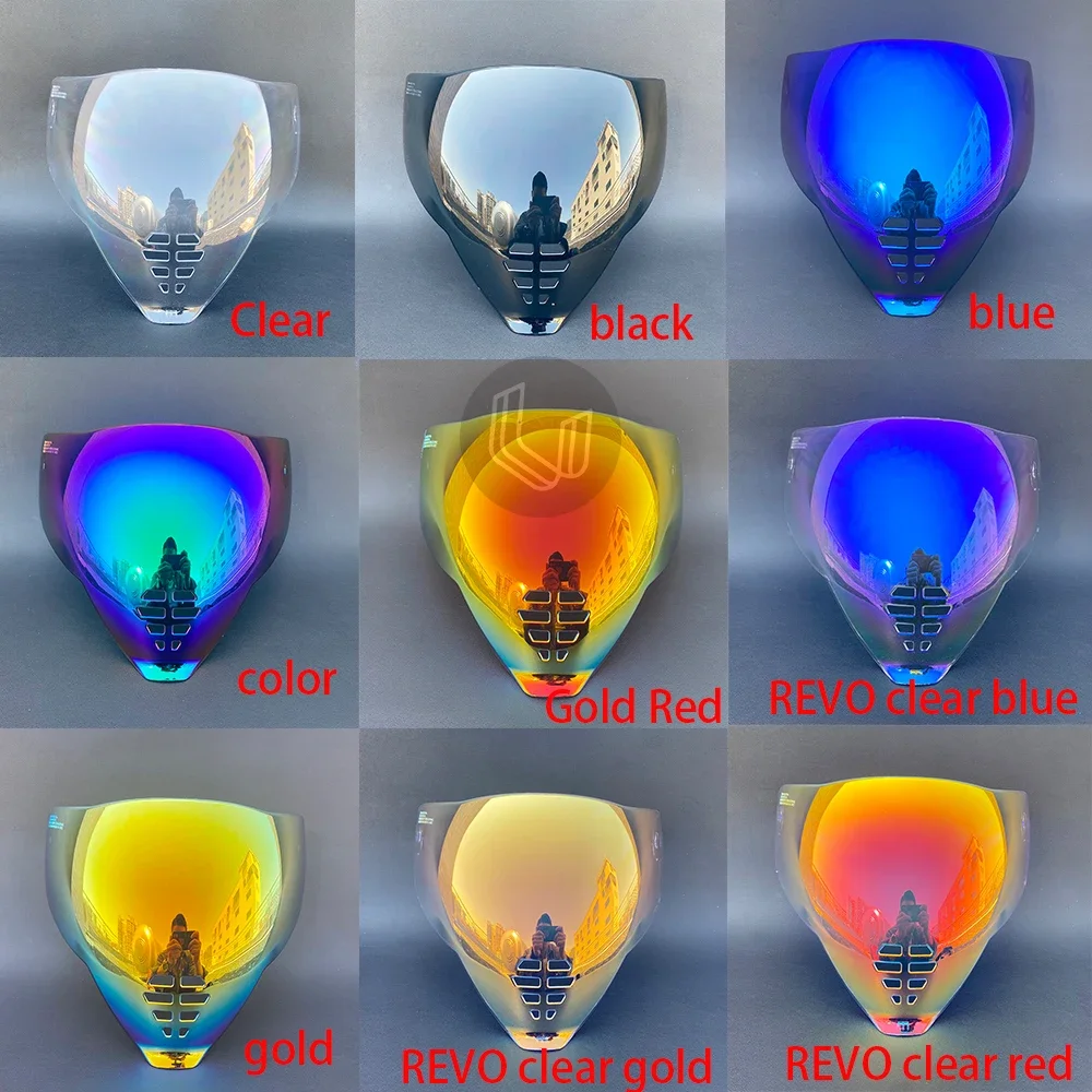 Visiera Casco Per Icon Airflite Casco Moto Lente Parabrezza Scudo Anti-Uv