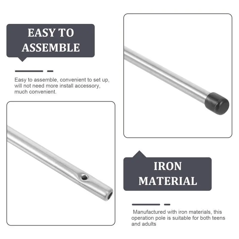 Description Picture 2 of itemFoosball Accessories Table Soccer Operation Rod Metal Pole Football Supply Desktop Machine Part Iron Replacement Child Balls