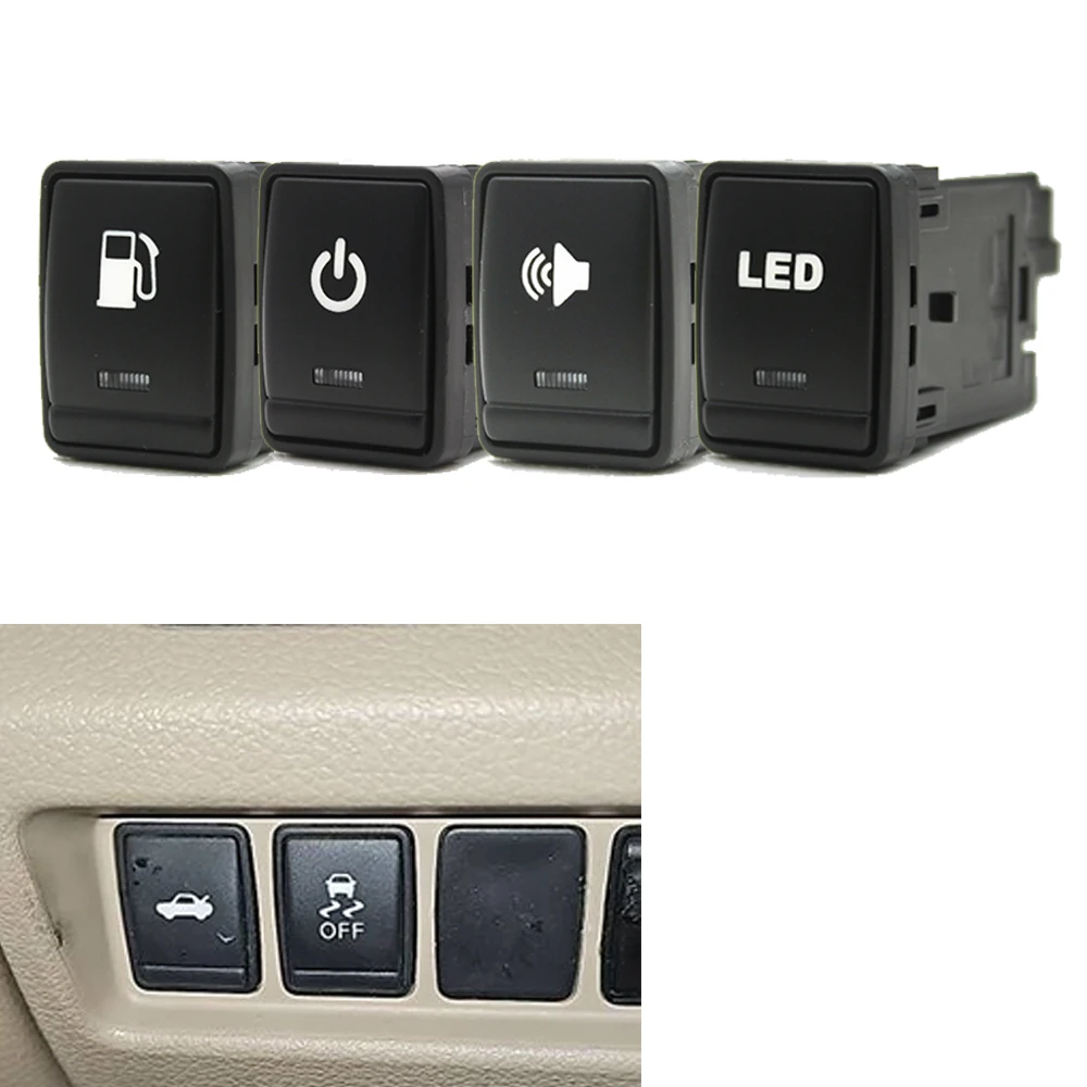 

1 шт., кнопка для автомобильных противотуманных фар