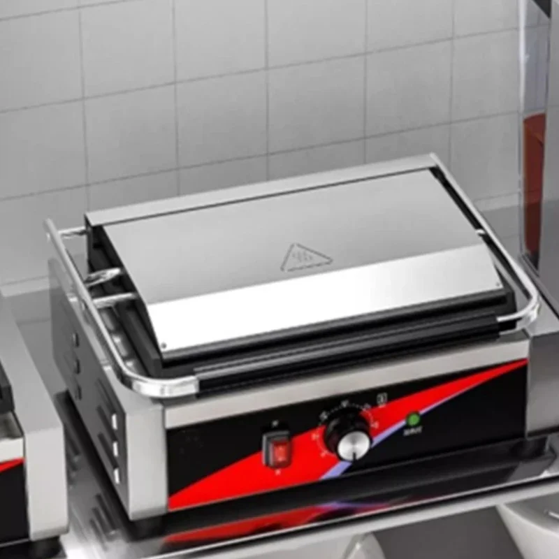 Electric Plate Pickpocket Stove Commercial Up and Down Flat Electric Steak Sanming Toast Machine 4