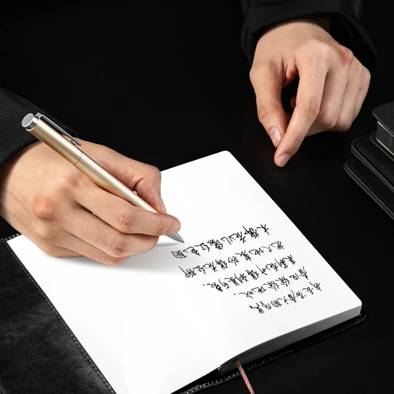 Xiaomi Deli Metal Sign Pen Ballpen Signing Pen 0.5MM Gel PREMEC Smooth Switzerland Refill Black Ink Office School Writing stylus pen touch pen writing pen