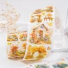 1roll Washi Tape Four Seasons Scenery Beautiful Day Fairy Cabin Forest Scrapbook DIY Decorative Washi Paper Sticker 3
