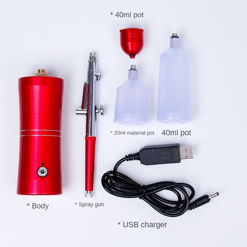 Pottery Glazing Tool Pottery Portable Spray Glaze Pen Stainless Steel Watering Can Glazing Tool No Air Pump Pigment Spray Gun
