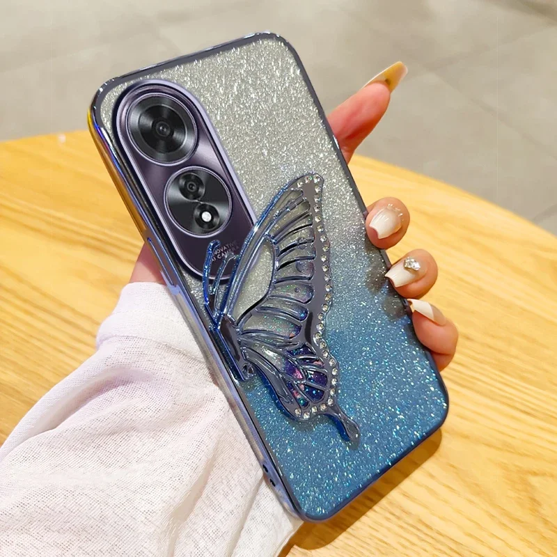 3D Buttery Glitter Phone Case with Camera Protection