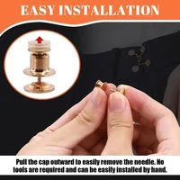 5/1Set Extender Button Adjustable Waist Buckle Set Jean Button Pins Perfect Fit Instant for Tighten Waist Jeans No Sewing Button 2