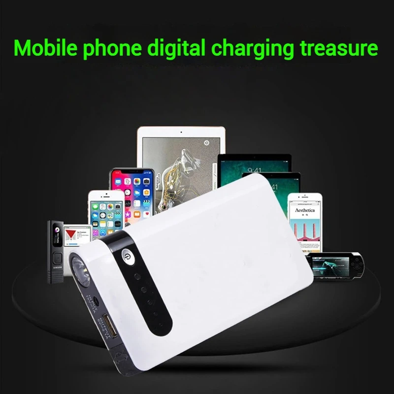 Car Jump Starter 3 IN 1 Portable Power Bank 12000mAh 12V Auto Emergency Battery Starting Device for Cars
