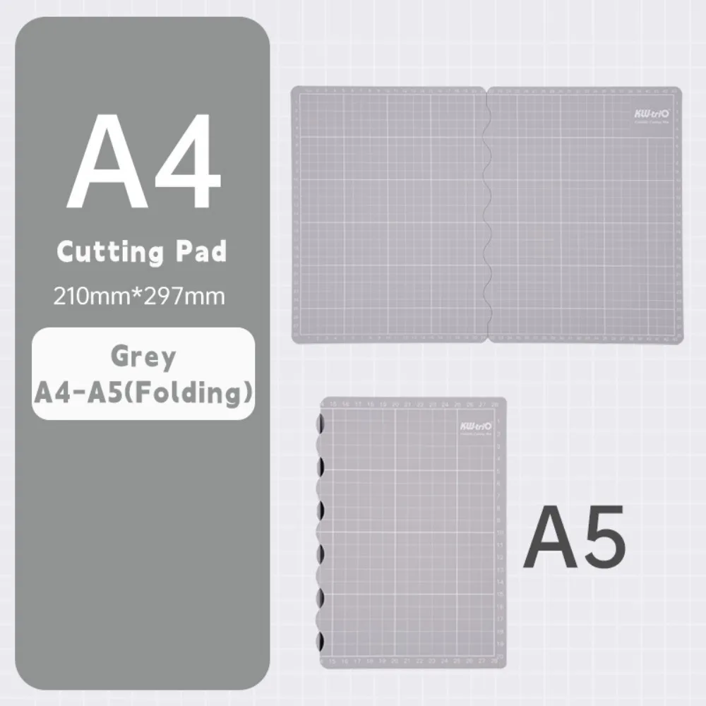 PVC 접이식 커팅 패드 접이식 수동 DIY 공예 작업대 패치워크 컷 패드 A3-A4/A4-A5 사이즈 전환 가능 커팅 매트 DIY 공예