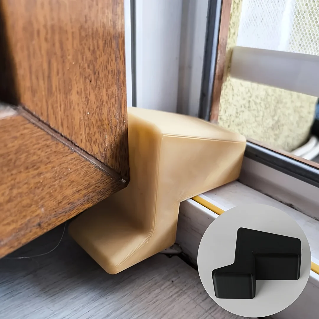 1pc Door Stopper - Heavy-Duty Window & Door Wedge with Non-Slip Base, Easy Installation, for Home, Office, Bathroom, Kitchen