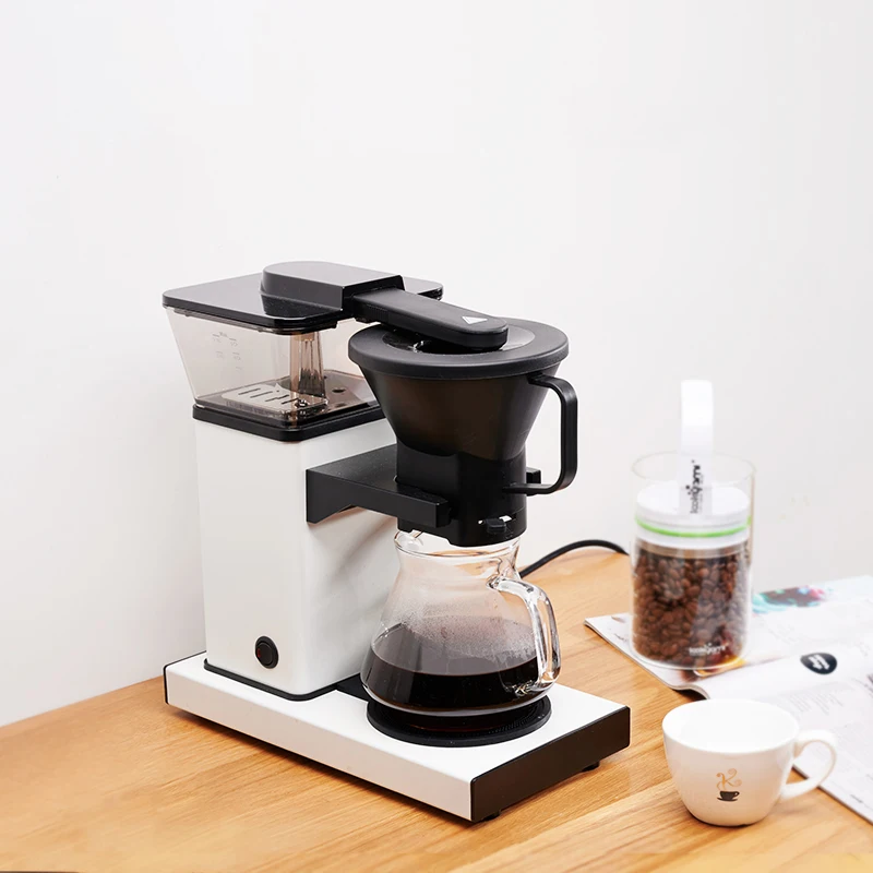 Máquina de café expreso, cafetera, cafetera de grano a taza, cafetera  americana totalmente automática, cafetera de vidrio por goteo para el  hogar