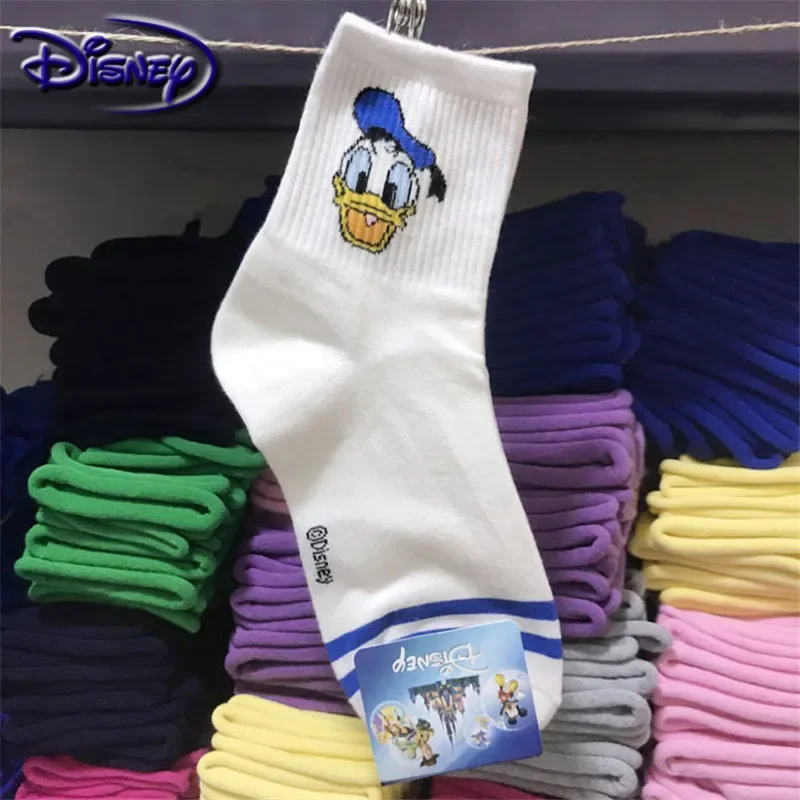 Disney 1pair Woman Sock cute Mickey cartoon cotton socks new design boat socks casual soft socks 5