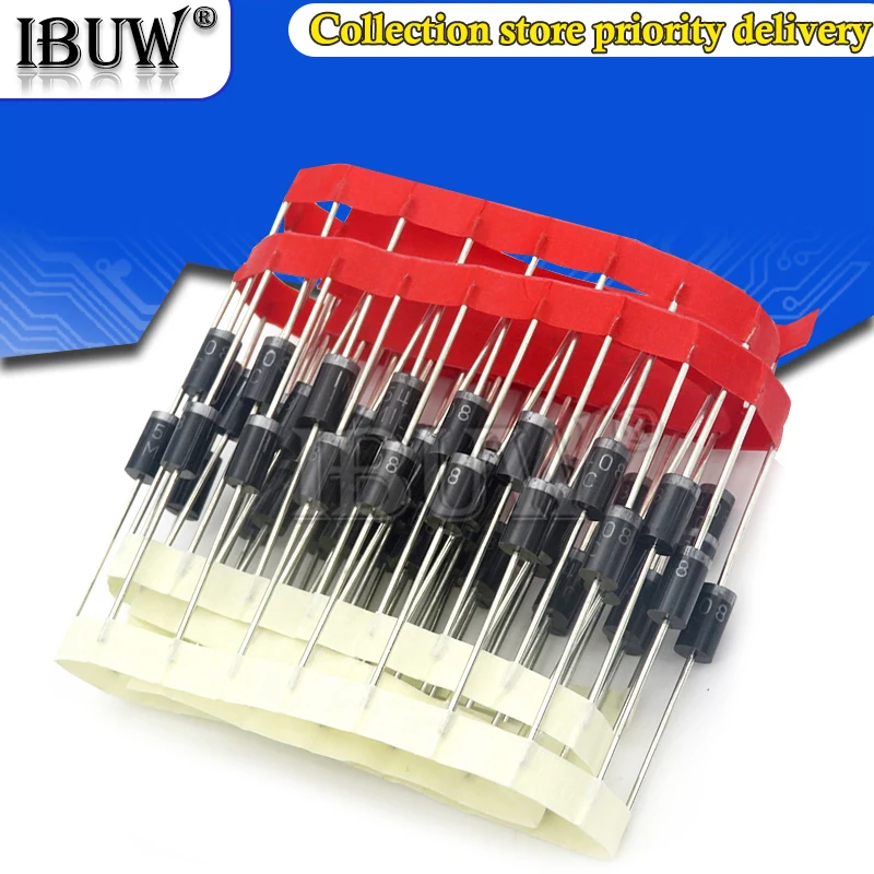 20PCS Schottky Rectifier Diode SR240 SR260 SR360 SR540 SR560 SR2100 SR3100 SR3200 SR5100 SR5150 SR5200 DO-41 DO-27