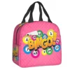 Hot Game Bingo Insulated Lunch Box for Women Portable Warm Cooler Thermal Lunch Bag Kids School Picnic Food Container Tote 1