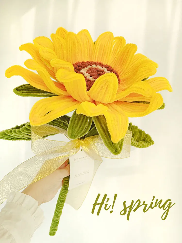 Giant Sunflower Handmade DIY Material Simulation Rose Eternal