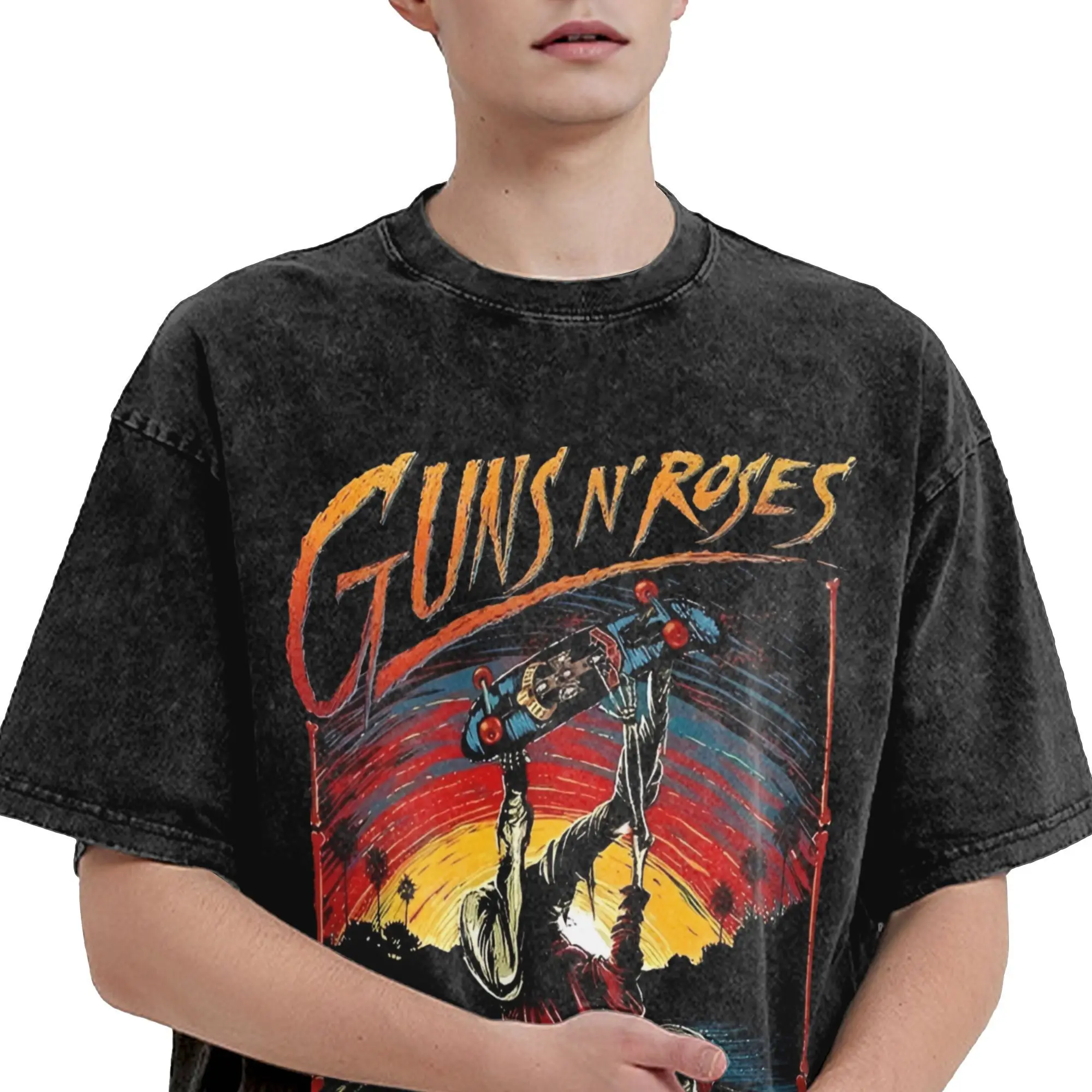 GUNS N' ROSES 2025 TOUR Tシャツ Mサイズ Guns N Roses 2025 European And Middle East Tour Schedule