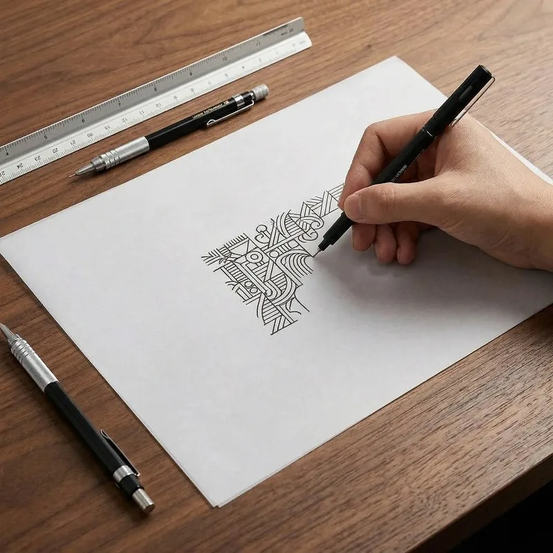 A4 Tracing Paper 100 Sheets Transparent Copy Paper For Hard Pen Calligraphy Practice Handwriting Learning Art Sketch Stationery - 3