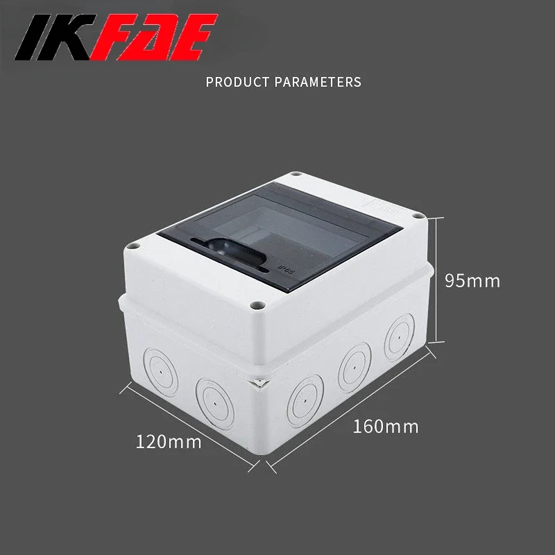 HT-3/5/8/12/24 Waterproof Electrical Distribution Box Junction Box Organizer Outdoor Rainproof Air Open Strong Wiring