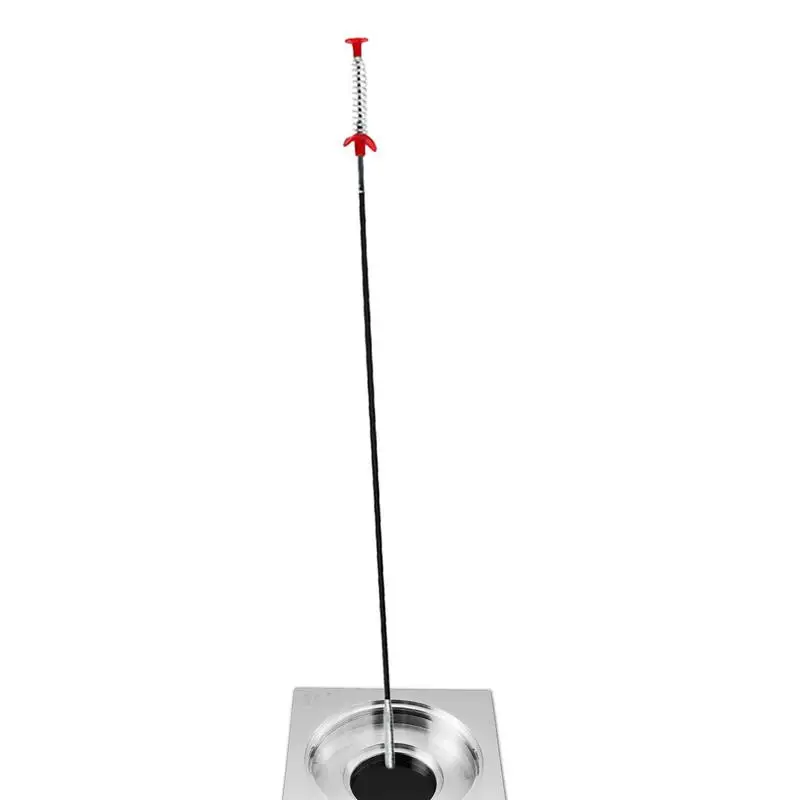 Sewer Unclogging Pickup Stick 4 Claws Drain Pipe Plumbing Sink Litter Pickup Stick Household Cleaning Supplies For Bath Kitchen​