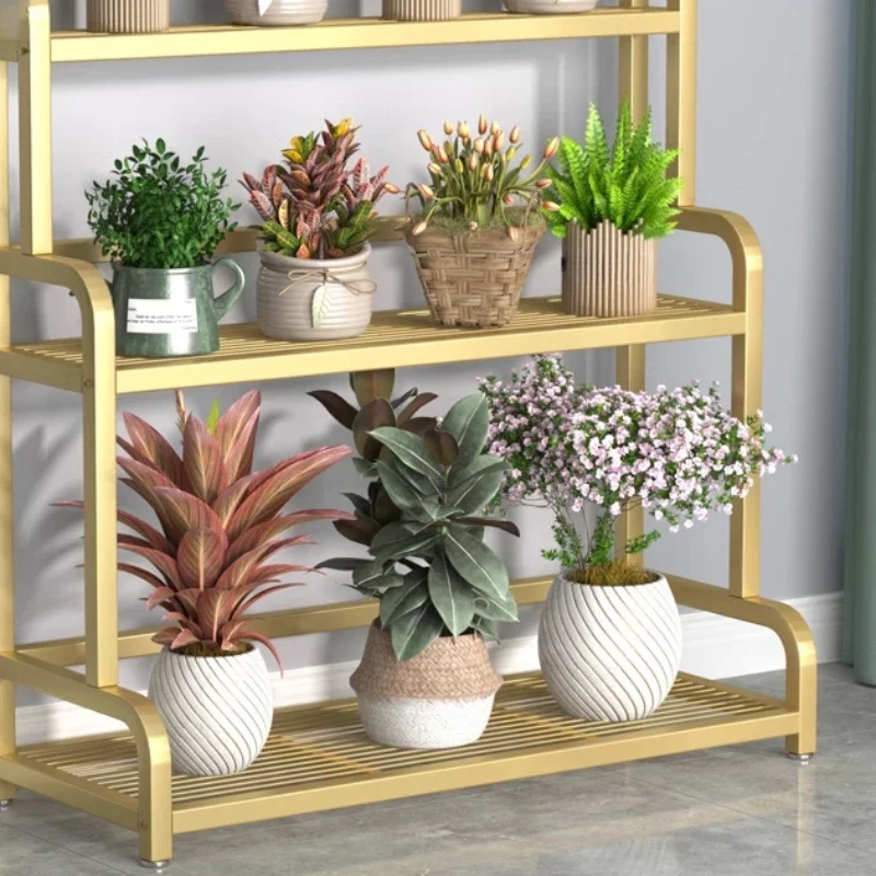 Designer Aesthetics Flower Rack Simple Balcony Flower Rack Living Room Display Wedding Decorations Porte Plantes Home Furniture